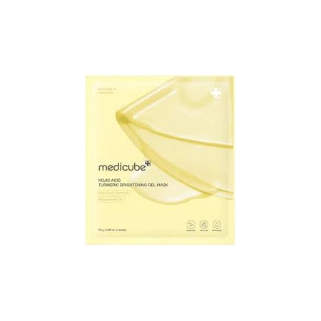 Medicube - Kojic Acid Turmeric Brightening Gel Mask, 28g - rozjaśniająca żelowa maseczka z kurkumą i kwasem kojowym